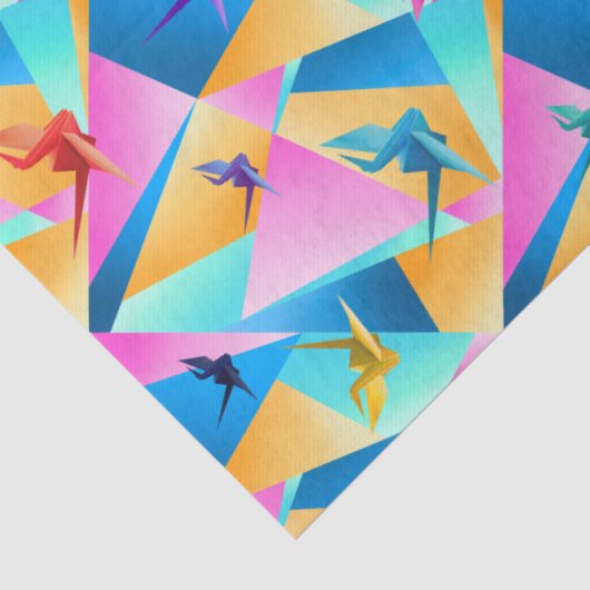 Origami Kaleidoscope Tissuepapier (Detail)