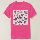 Origami Kamikaze Butterfly Pattern T-shirt (Design voorkant)