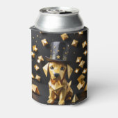Origami Keurige Hond Blikjeskoeler (Blikje Achterkant)
