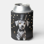 Origami Keurige hond Blikjeskoeler (Blikje Voorkant)