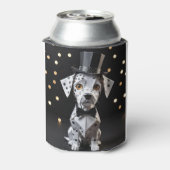 Origami Keurige hond Blikjeskoeler (Blikje Achterkant)