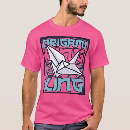 Origami King Papieren Kraan Vouwuil Master Origam T-shirt (Voorkant)