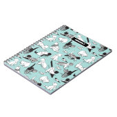 Origami kitten vrienden // geometrische kattenrass notitieboek (Linkerzijde)