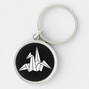 origami kraanvogel sleutelhanger