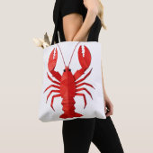 Origami kreeft tote bag (Dichtbij)