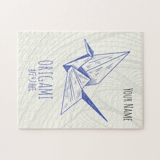 Origami Kunst Japans Vouwen Kunst Retro Kraan Legpuzzel (Horizontaal)