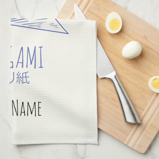 Origami Kunst Japans Vouwen Kunst Retro Kraan Theedoek (Quarter Fold)