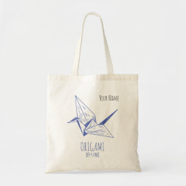 Origami Kunst Japans Vouwen Kunst Retro Kraan Tote Bag