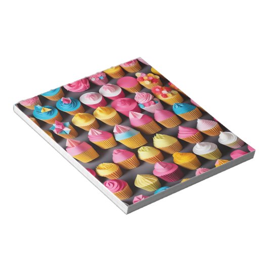 Origami Kunst - Rainbow Bliss Cupcakes Notitieblok (Schuin)