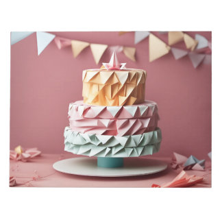 Origami Kunst - Zoet voor Uw Viering Notitieblok