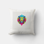 Origami leeuw t-shirt ontwerp  kussen (Voorkant)