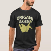 Origami Legend Paper Foltering Japanse origamist R T-shirt (Voorkant)