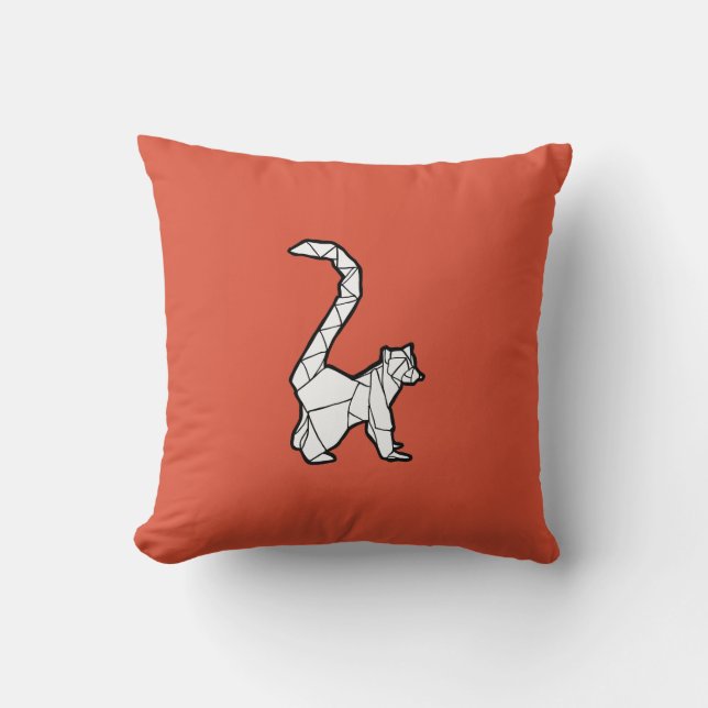 Origami Lemur Pillow Kussen (Voorkant)