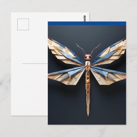 origami libel briefkaart (Voorkant / Achterkant)