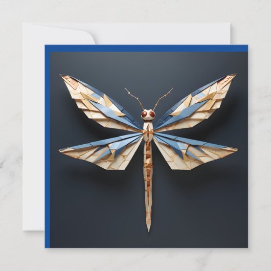 origami libel kaart (Voorkant)