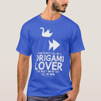 Origami Lover mam grappig design voor cadeautjes T-shirt
