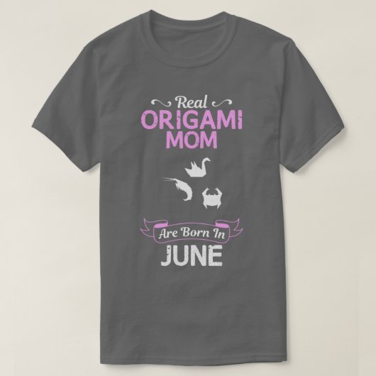 Origami mam June grappig design for Gift T-shirt (Design voorkant)