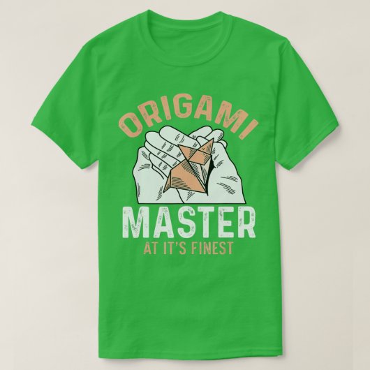 Origami Master Origamist T-shirt (Design voorkant)