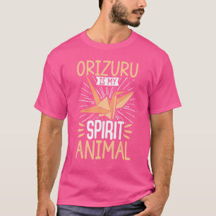 Origami Master Paper Folft Craft Crane Orizuru I T-shirt