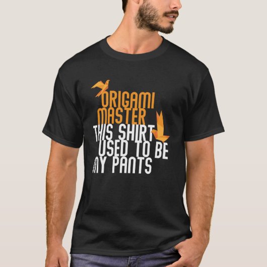 Origami Master Paper Vouwtechnologie T-shirt (Voorkant)