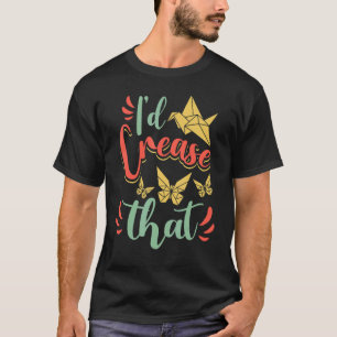 Origami Master Papier Vouwen Ambacht Kraan Id Ploo T-shirt
