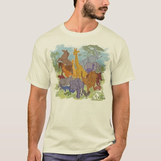 Origami Menagerie T-shirt (Voorkant)