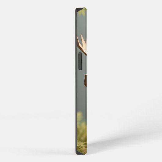 Origami Moose iPhone Hoesje (Rechterkant)