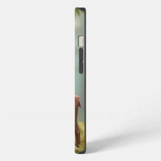 Origami Moose iPhone Hoesje (Linkerkant)