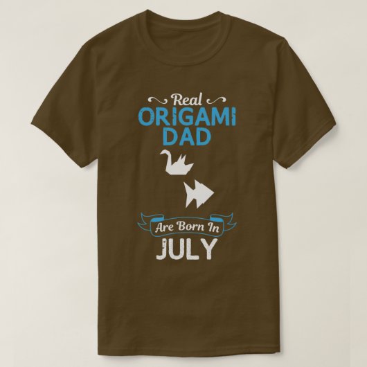 Origami Pa juli grappig design voor cadeautjes T-shirt (Design voorkant)
