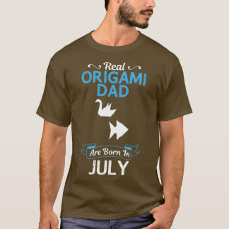 Origami Pa juli grappig design voor cadeautjes T-shirt