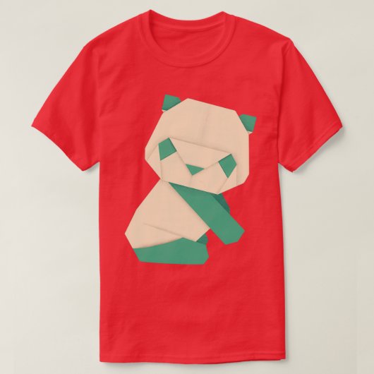 Origami Panda 10 T-shirt (Design voorkant)