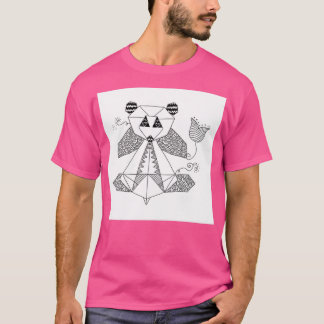 origami panda 2 t-shirt