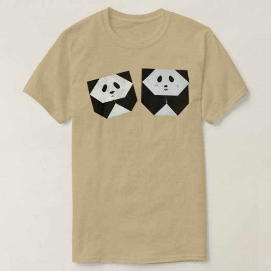 Origami panda 3 t-shirt (Design voorkant)
