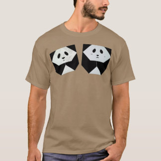 Origami panda 3 t-shirt