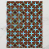 Origami Paper Blue Brown  Hobby Art Flyer (Voorkant)