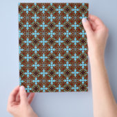 Origami Paper Blue Brown  Hobby Art Flyer (Hand)