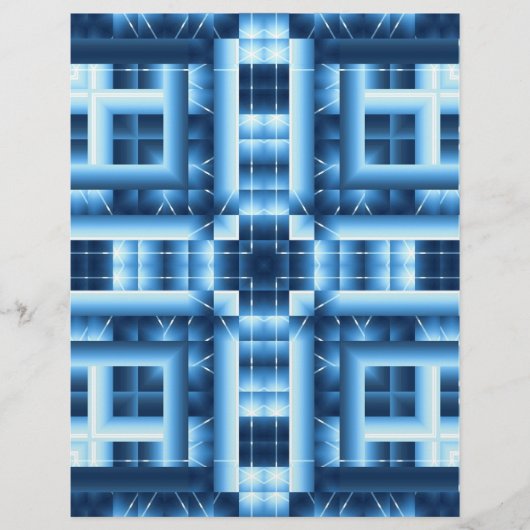 Origami Paper Blues  Hobby Art Flyer (Voorkant)