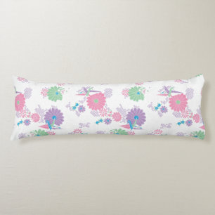 Origami Paper Cranes and Flowers Body Pillow Lichaamskussen