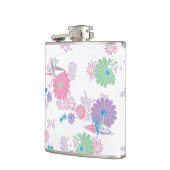 Origami Paper Cranes and Flowers Hip Flask Heupfles (Links)