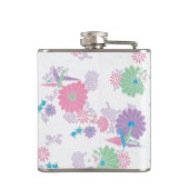 Origami Paper Cranes and Flowers Hip Flask Heupfles (Achterkant)