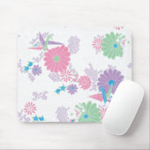 Origami Paper Cranes en Flowers Muismat (Met muis)