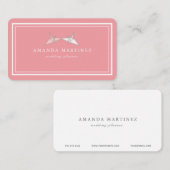 Origami Paper Cranes roze Visitekaartje (Voorkant / Achterkant)