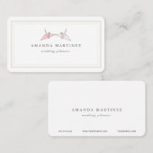 Origami Paper Cranes White Visitekaartje (Voorkant / Achterkant)