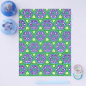 Origami Paper Green Blue  Hobby Art Flyer (Enkel)