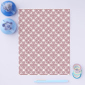 Origami Paper Mauve White Hobby Art Flyer (Enkel)