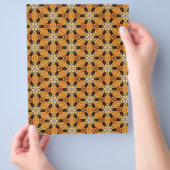 Origami Paper Oranje Black Hobby Art Flyer (Hand)