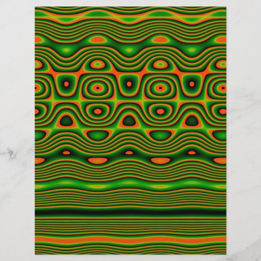 Origami papier, Abstracte Digitale Stamkunst, Groe Flyer (Voorkant)