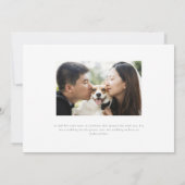 Origami papier kranen bruiloft save the date (Achterkant)