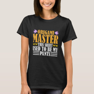 Origami Papier Vouwen Meester T-shirt