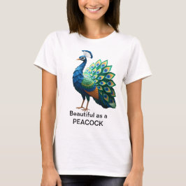 Origami Pauw T-shirt voor vrouwen